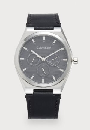 Calvin Klein MOTION Watch silver coloured/black