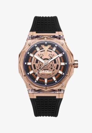 Carlo Colucci Watch black, rose