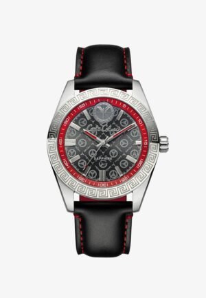 Carlo Colucci HERRENUHR AUTOMATIK CC300 Watch schwarz lederarmband