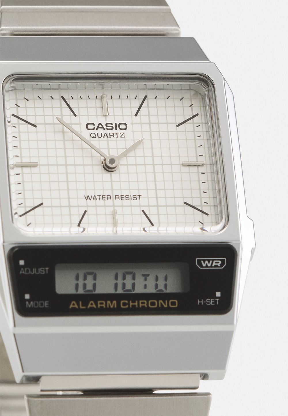 Casio ANALOG DIGITAL UNISEX Watch silver coloured - Image 5
