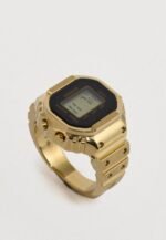 Casio UNISEX Digital watch gold coloured