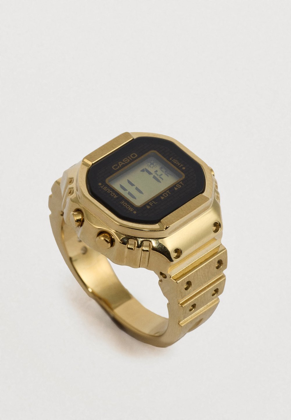 Casio UNISEX Digital watch gold coloured