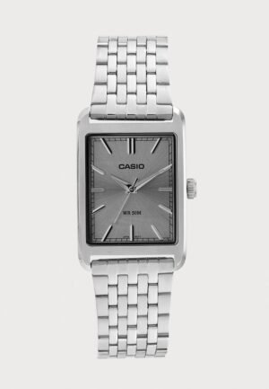 Casio UNISEX Watch silver coloured/white