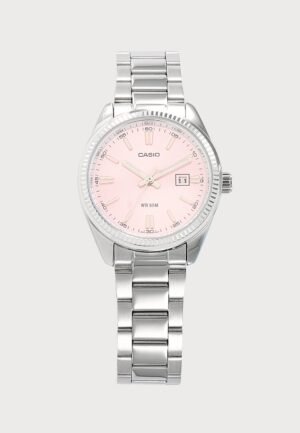 Casio Watch silver coloured/pink
