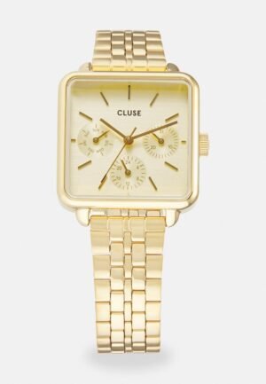 Cluse LA TÉTRAGONE MULTIFUNCTION WATCH Watch gold coloured