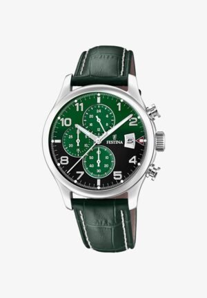 Festina Chronograph watch green