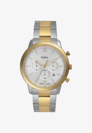 Fossil TRADITIONAL NEUTRA Chronograph watch silver coloured and gold coloured