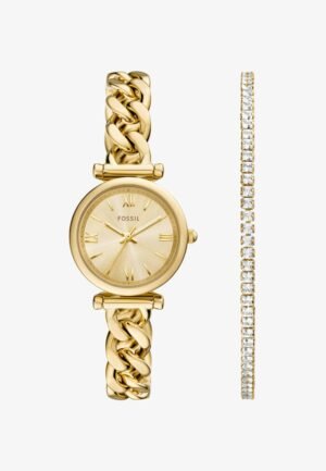 Fossil TRADITIONAL CARLIE SET Watch gold coloured
