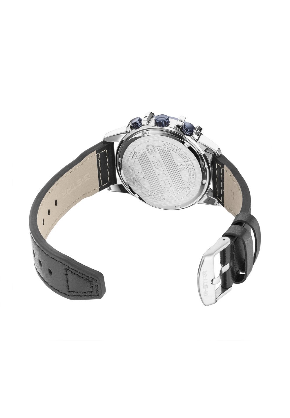 G-STAR BEND3D Chronograph watch black silver coloured - Image 2