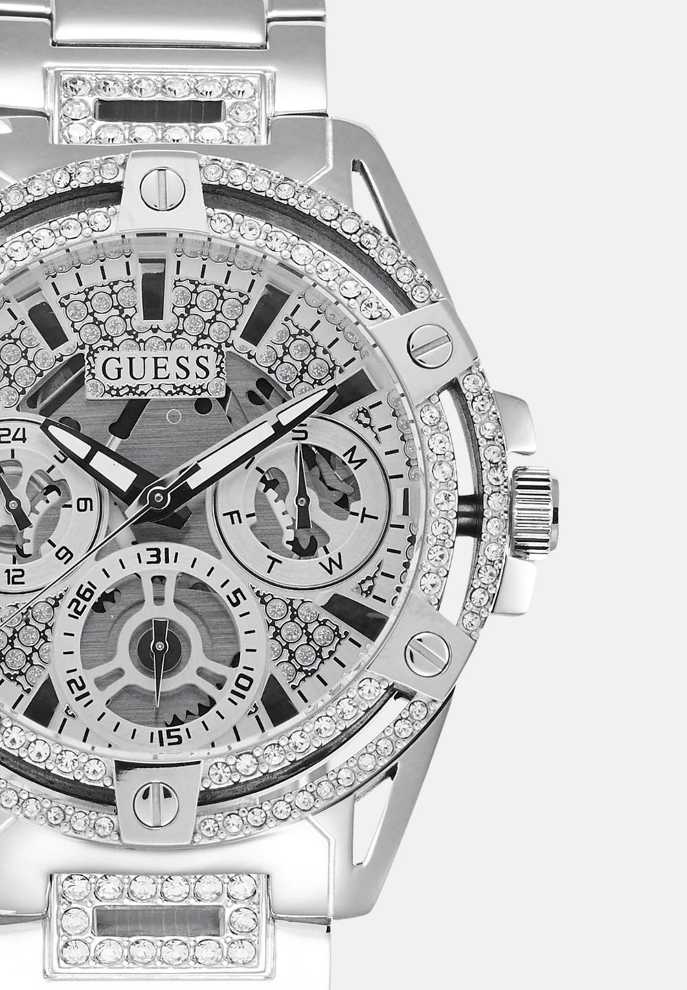Guess Chronograph watch silver - Image 5
