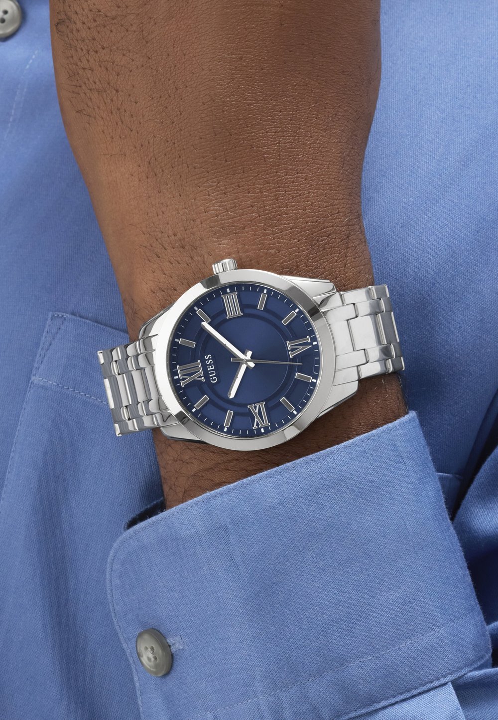 Guess ELLIOT SET Watch Silver Tone - Image 3