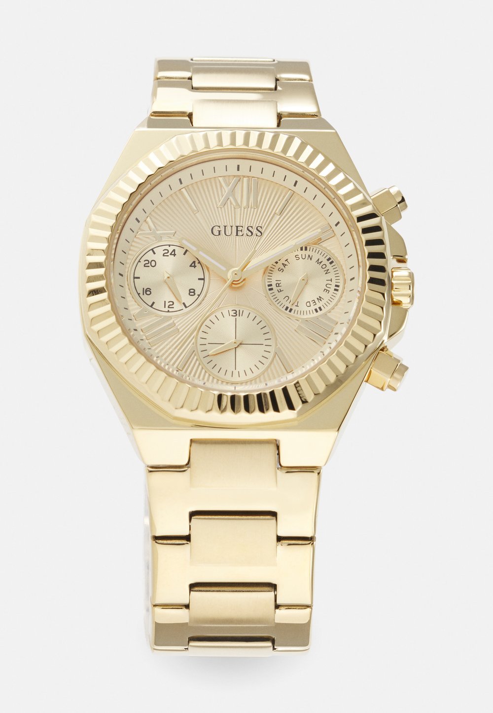 Guess EQUALITY Watch Silver Tone and Gold Tone