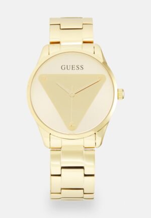 Guess EMBLEM Watch Gold Tone