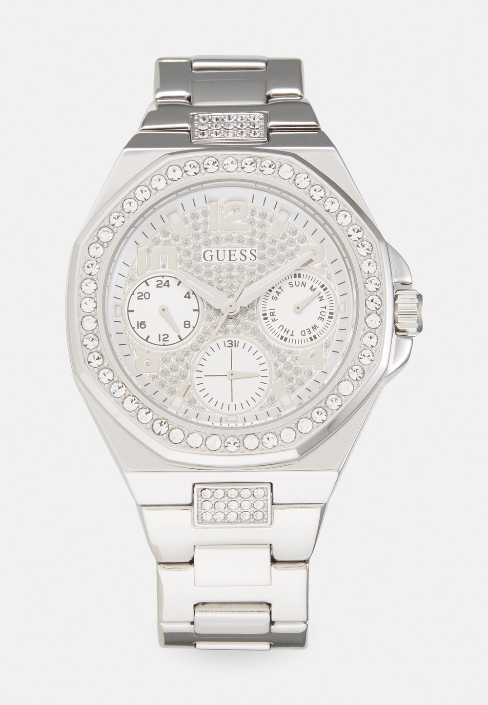 Guess LADY EMPIRE Watch Silver Tone