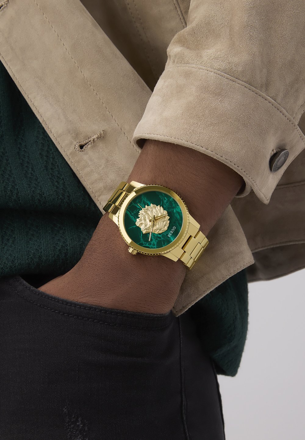 Guess MONARCH Watch gold coloured tone - Image 2