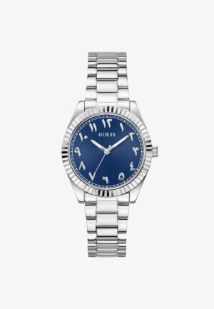Guess LUNA Watch Silver Tone