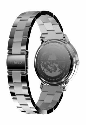 Timex Waterbury Classic Moon Phase Watch silver tone