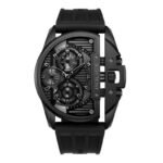 Police Daintree Black Dial Blak Silicon Multi PEWGQ2203605M
