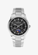 Jacques Lemans DERBY Chronograph watch silver coloured black dial