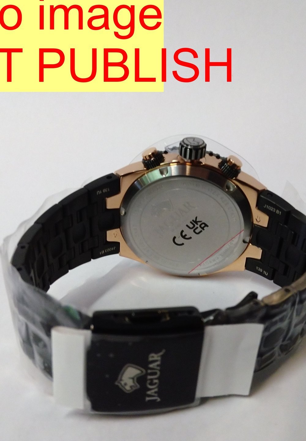 Jaguar Chronograph watch black - Image 3