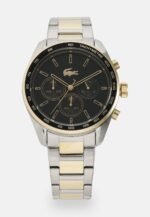 Lacoste BOSTON Chronograph watch silver coloured/gold coloured/black