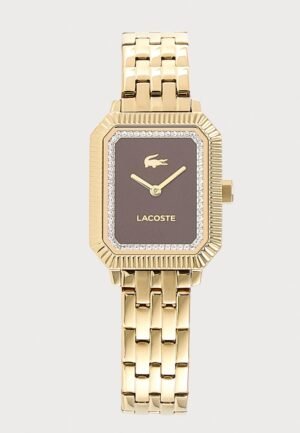 Lacoste PARISIENNE Watch gold coloured/dark brown