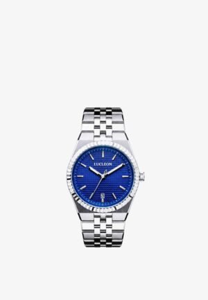 LUCLEON FLUTE Watch silver coloured blue