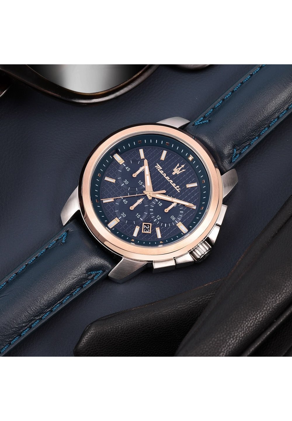 Maserati Chronograph watch blau - Image 7