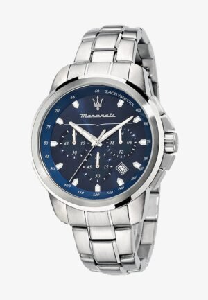Maserati Chronograph watch blau und silberfarben