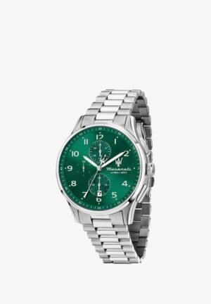 Maserati HERREN UHREN ANALOG QUARZ Chronograph watch silver coloured