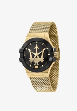 Maserati POTENZA KOLLEKTION Watch gold coloured/schwarz