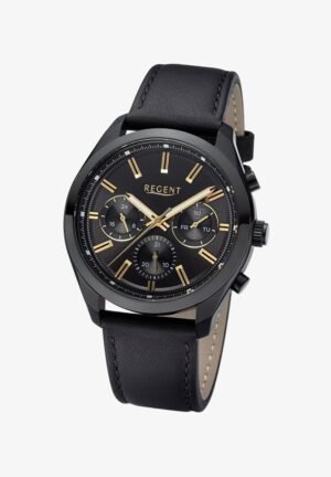 Regent Chronograph watch schwarz