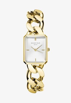 Rosefield THE OCTAGON XS CHAIN STUDIO EDITION Watch Gold coloured