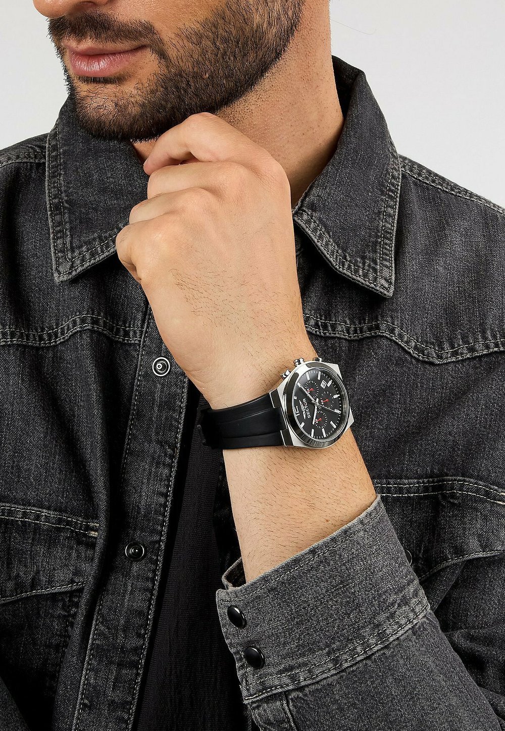 Sector No Limits SECTOR HERREN UHREN ANALOG QUARZ Chronograph watch silver coloured - Image 2