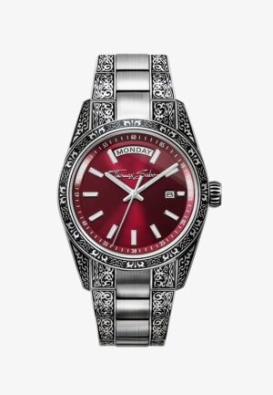 THOMAS SABO UNISEX Watch silver coloured dark red