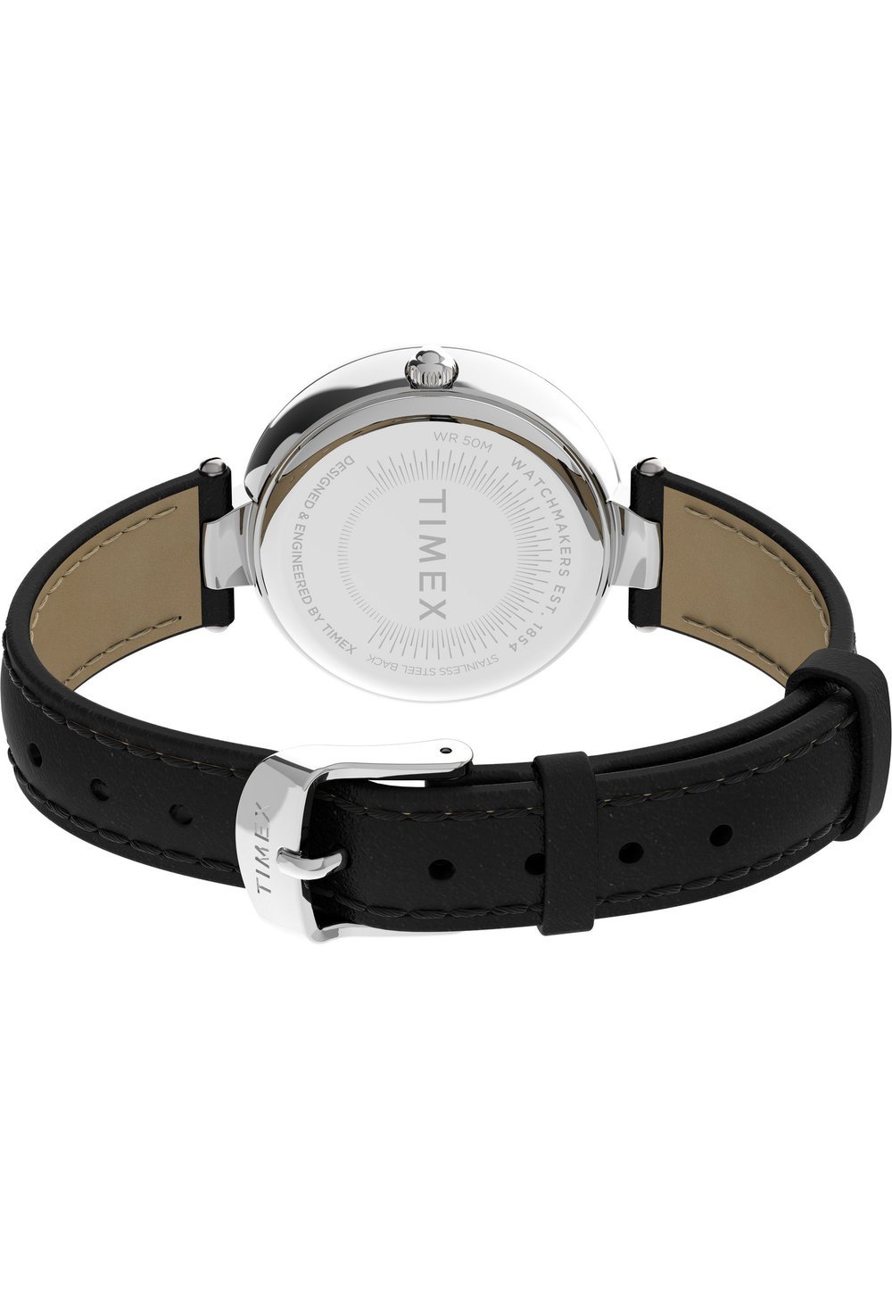 Timex ADORN WITH CRYSTALS Watch Black - Image 4