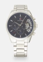 Tommy Hilfiger BAKER Chronograph watch silver coloured/blue