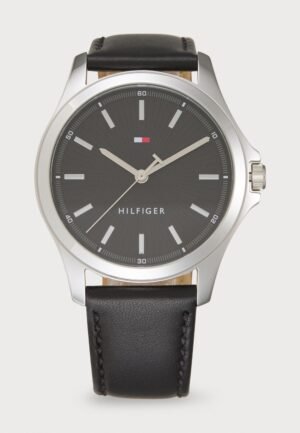 Tommy Hilfiger BRUCE Watch black/silver coloured