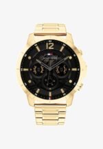 Tommy Hilfiger Chronograph watch gold coloured black