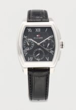 Tommy Hilfiger OXFORD Chronograph watch black/silver coloured
