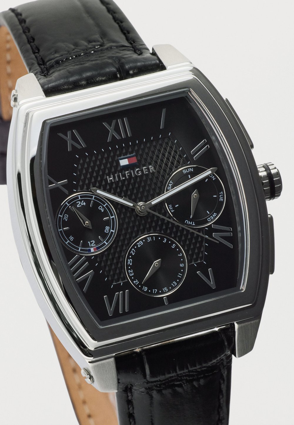 Tommy Hilfiger OXFORD Chronograph watch black/silver coloured - Image 4