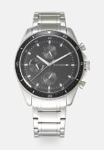 Tommy Hilfiger PARKER Watch silver coloured/black