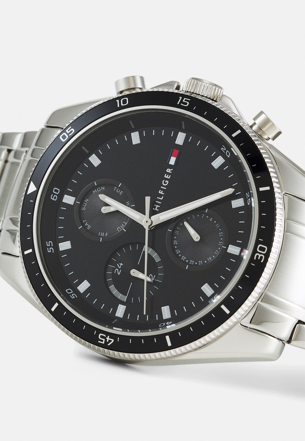 Tommy Hilfiger PARKER Watch silver coloured/black - Image 5