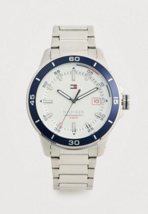 Tommy Hilfiger REMY Watch silver coloured/white