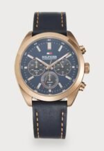 Tommy Hilfiger Watch rosegold coloured/ blue