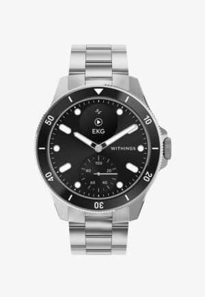 Withings NOVA Watch silber   schwarz