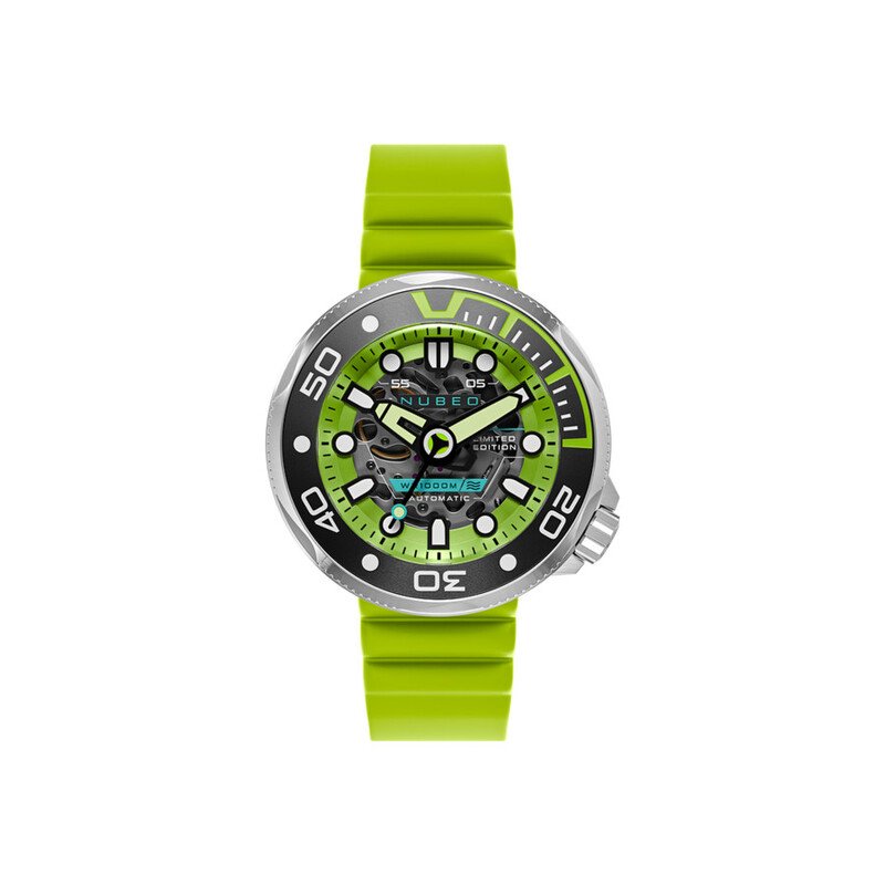 NUBEO Ventana Green Dial Men's Watch NB-6113-06 - Image 2